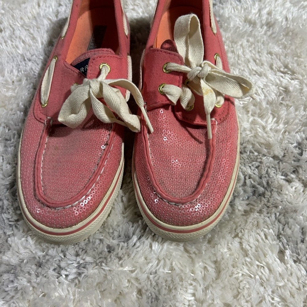 Sperry Women's Coral Sequin Sneakers